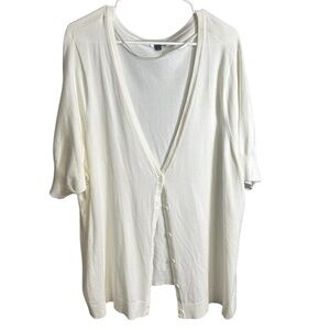 Torrid Cream Button Front Cardigan | Lightweight Layering Sweater | Plus Size